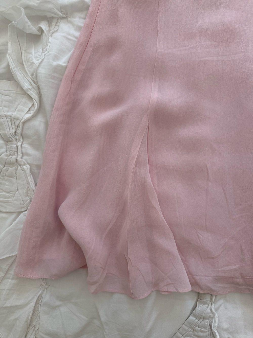 Reformation Livia light pink mini dress- NEVER WORN - Picture 8 of 9